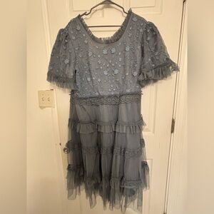 JessaKae Blue Floral Women’s Dress